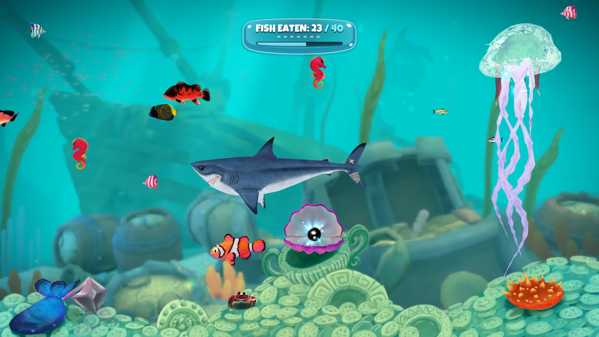 New HTML5 Game: Shark Attack - MarketJS Blog